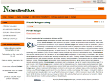 Tablet Screenshot of naturalhealth.cz